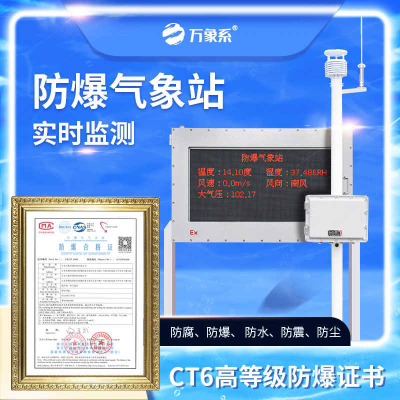从风险到可控:化工厂防爆气象站守护化工园区 从风险到可控:化工厂防爆气象站守护化工园区